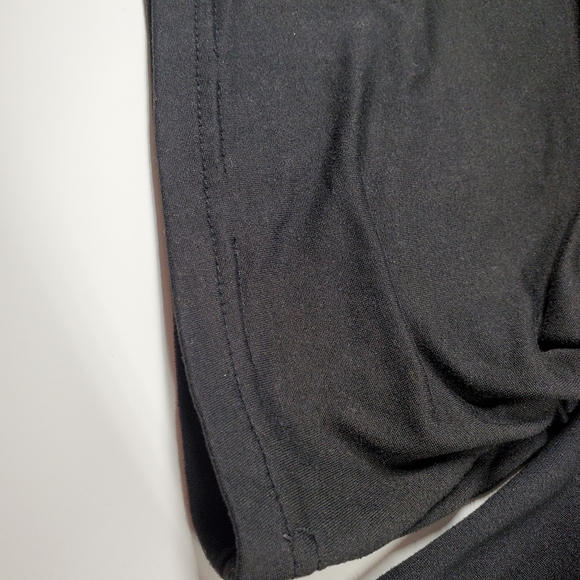 Love Black Long Sleeve Turtleneck with Ruched Sides Top - Picture 10 of 11